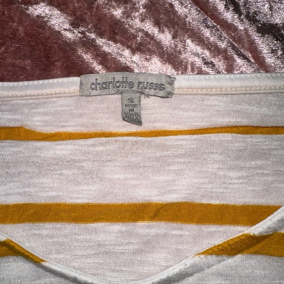 3/4 Sleeve Striped Tee - Picture 2 of 4